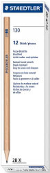 Picture of PENCIL LEAD STAEDTLER NATURAL 130 2B BX1