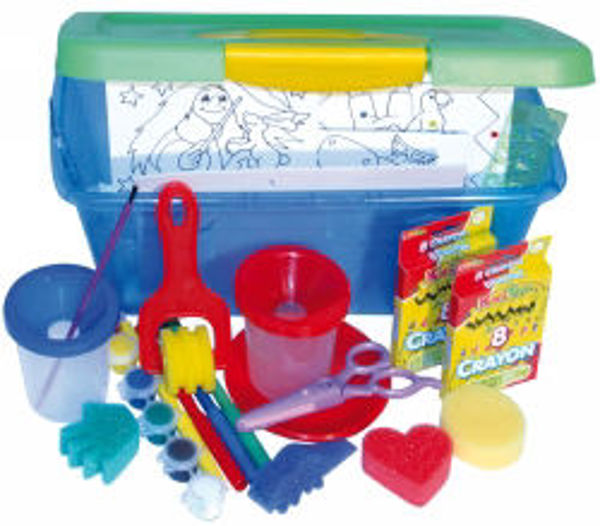 Picture of ACTIVITY ART TUB WITH HANDLE 60 PIECES