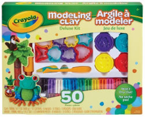 Picture of CLAY MODELLING CRAYOLA DELUXE KIT 50PC