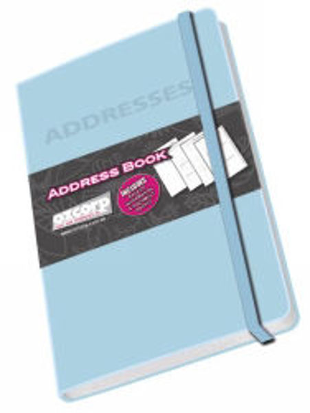 Picture of ADDRESS BOOK OZCORP MINI 8.5X12.5CM BLUE
