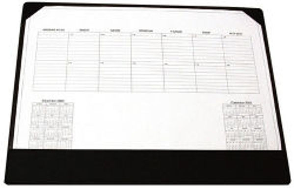 Picture of DESK PAD BANTEX 4180 WITH PLANNER BLACK