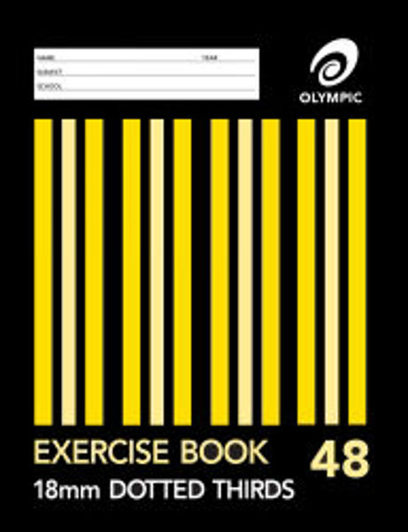 Picture of BOOK EXERCISE 48P 18MM 3RDS OLYMPIC