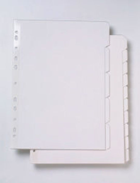 Picture of DIVIDERS MARBIG A4 MANILLA WHITE 5 TAB R