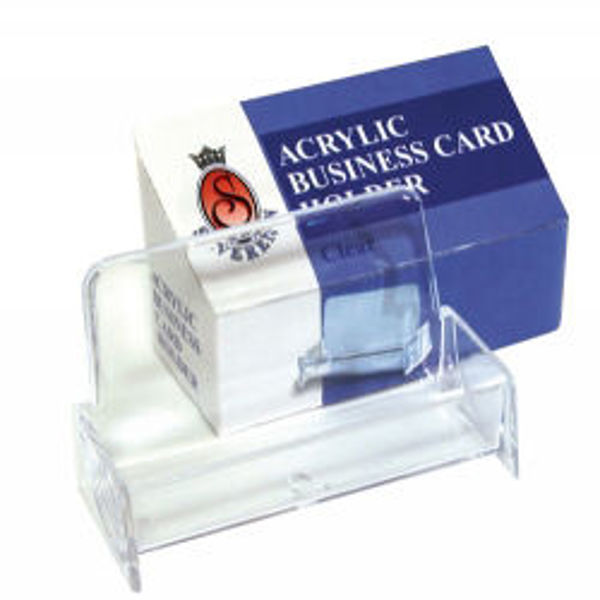 Picture of BUSINESS CARD HOLDER SOVEREIGN ACRYLIC C