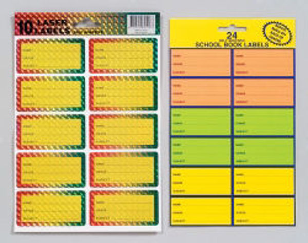 Picture of LABEL SCHOOL BOOK SOVEREIGN FLUORO 24's