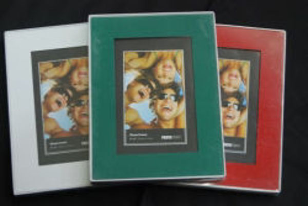 Picture of FRAMED POSTCARDS 4X6 METAL ASSORTED RED