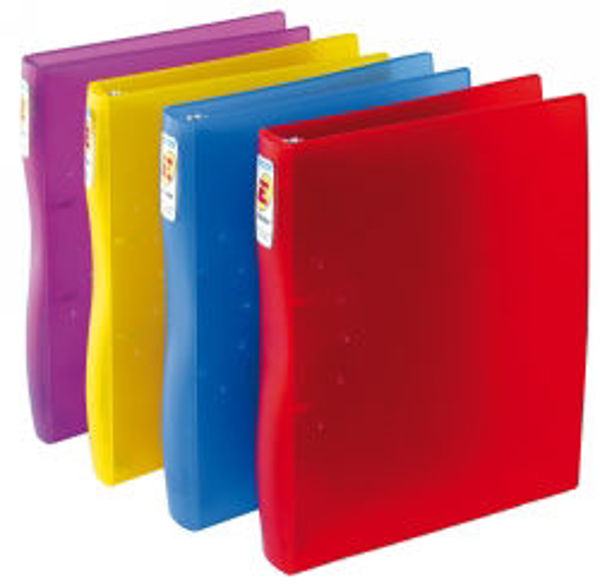 Picture of BINDER B/TONE A4 2R 25MM MOULDED 4 ASSOR