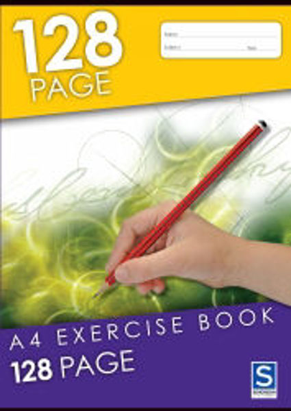 Picture of EXERCISE BOOK GNS A4 128PG (MARGIN)