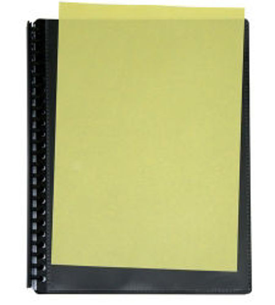 Picture of DISPLAY BOOK A4 REFILLABLE INSERT CLEAR