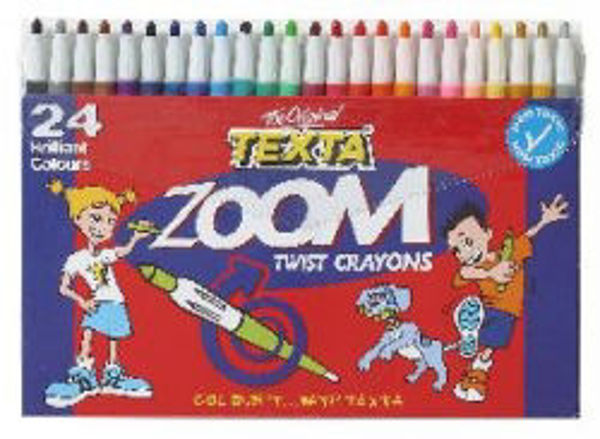 Picture of CRAYONS TEXTA ZOOM TWIST PK24