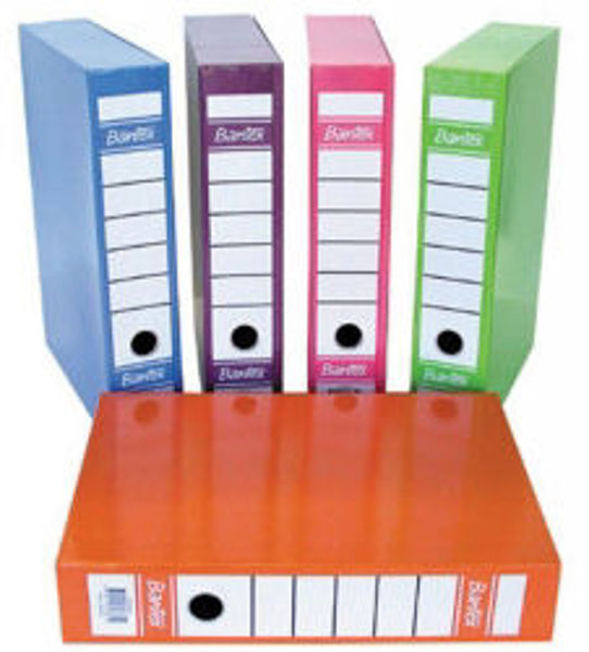 Picture of BOX FILE BANTEX F/CAP 70MM BLUEBERRY