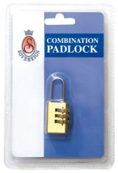 Picture of PADLOCK COMBINATION SOVEREIGN