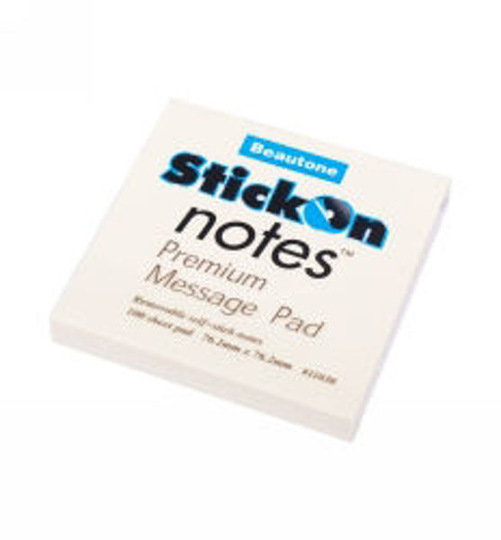 Picture of NOTES STICK ON 76X76MM YELLOW