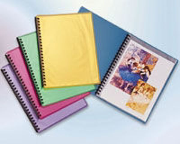 Picture of DISPLAY BOOK B/TONE A4 COOL FROST PURPLE
