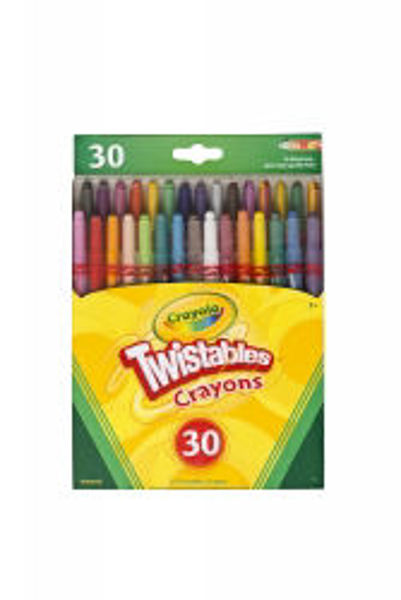 Picture of CRAYONS CRAYOLA TWISTABLE PK30