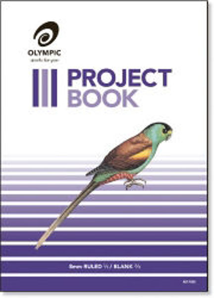 Picture of PROJECT BOOK OLYMPIC 335X240MM 8MM RULED