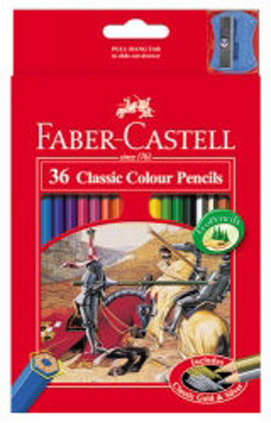 Picture of PENCIL COLOURED FABER CLASSIC 36'S