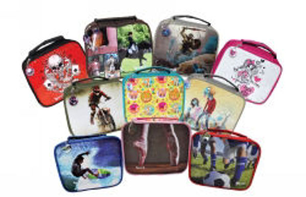 Picture of LUNCH BOX SPENCIL 25X20X8CM ASSORTED PK1