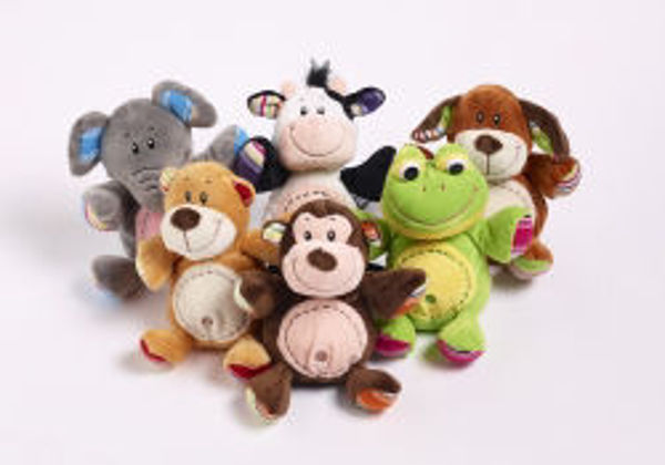 Picture of SOFT TOY ELKA XMAS ASSORTED ANIMALS PACK