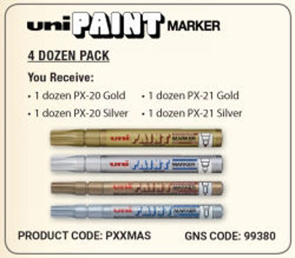 Picture of MARKER PAINT UNI  PX20 AND PX21 GOLD AND