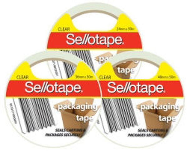 Picture of TAPE PACKAGING SELLO 36MMX50M CLEAR