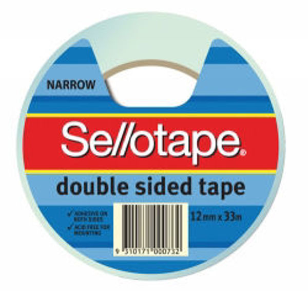 Picture of TAPE DOUBLE SIDED SELLO NO.404 12MMX33M