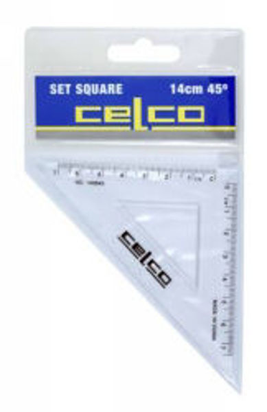 Picture of SET SQUARE CELCO 140MM 45 DEGREES