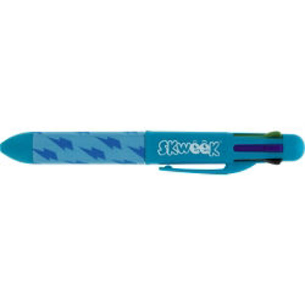 Picture of PEN SKWEEK BALL POINT 6 COLOURS BLUE