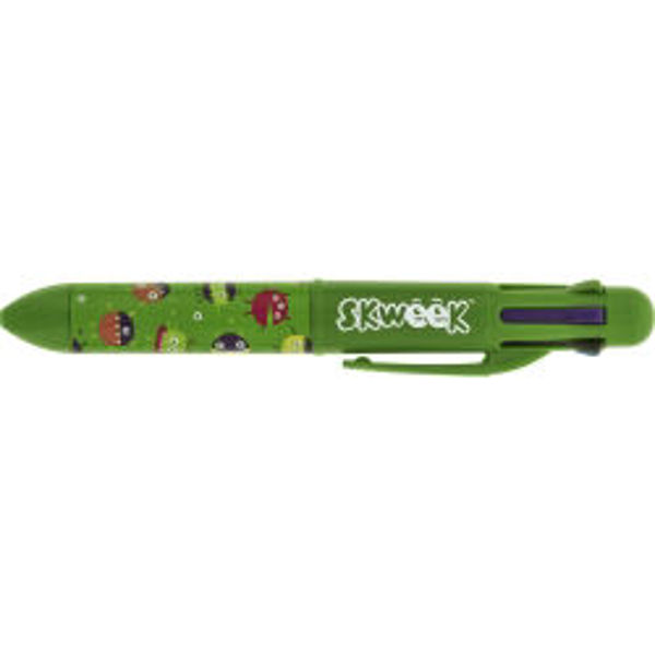 Picture of PEN SKWEEK BALL POINT 6 COLOURS GREEN