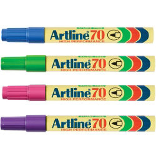 Picture of MARKER ARTLINE 70 BRIGHTS 4 ASSORTED