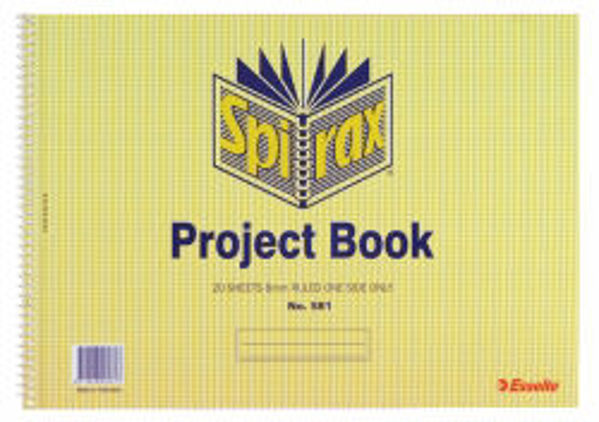 Picture of PROJECT BOOK SPIRAX 581 252X360MM 40PG