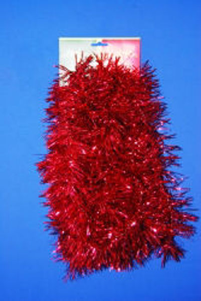 Picture of TINSEL 4 INCH RED 100MM X 5M