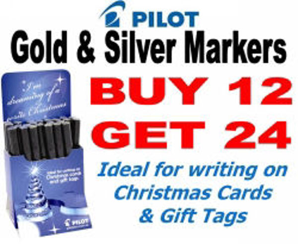 Picture of MARKER PILOT FINE 24 FOR 12 PRICE GOLD A
