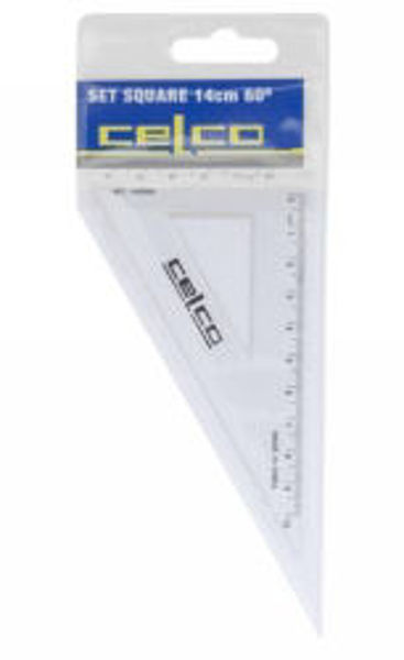 Picture of SET SQUARE CELCO 210MM 60 DEGREES