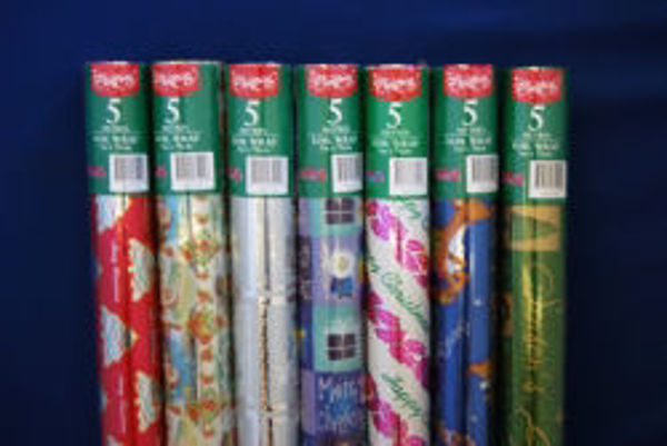 Picture of XMAS WRAP GNS FOIL JUMBO 700MM X 5M (50M