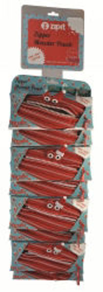 Picture of PENCIL CASE ZIPIT 22x9cm MONSTER CHRISTM