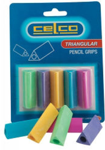 Picture of PENCIL GRIP CELCO TRIANGULAR PK5