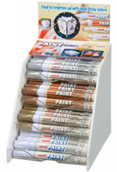 Picture of MARKER PAINT UNI PX20 WHITE,SHINY GOLD,S