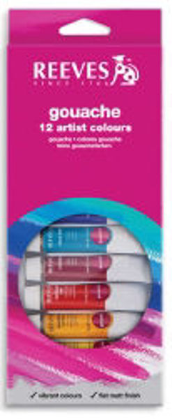 Picture of PAINT REEVES GOUACHE COLOURS 10ML TUBE B