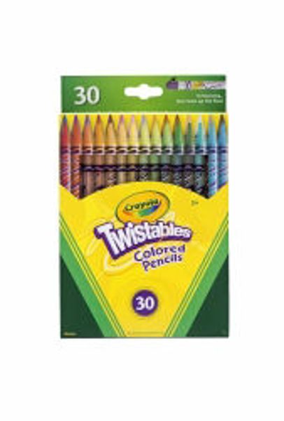 Picture of PENCIL COLOURED CRAYOLA TWISTABLE PK30