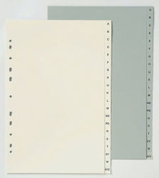 Picture of DIVIDERS MARBIG A4 PP WHITE A-Z