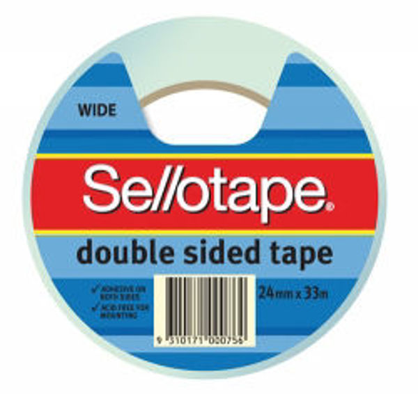 Picture of TAPE DOUBLE SIDED SELLO NO.404 24MMX33M