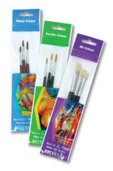 Picture of PAINT BRUSH REEVES PONY HAIR SET 6,8,12