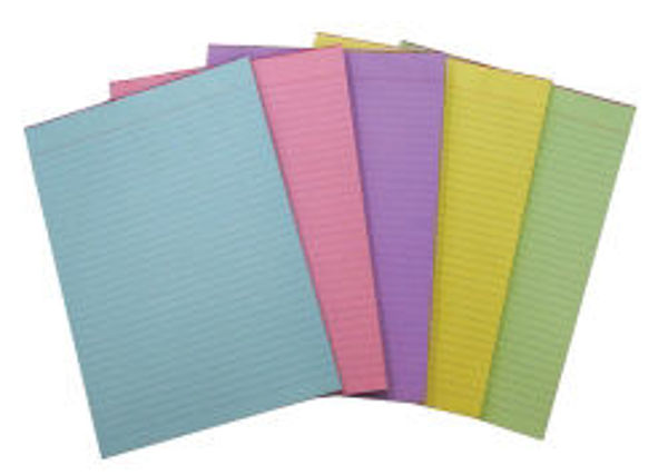 Picture of OFFICE PADS QUILL A4 BANK RULED ASST COL