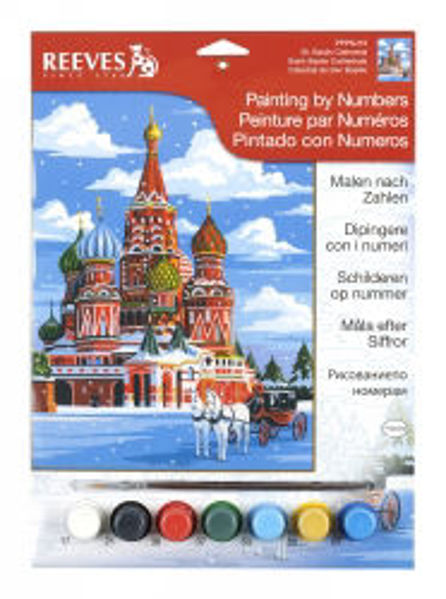 Picture of PAINT BY NUMBERS REEVES MEDIUM ST BASILS