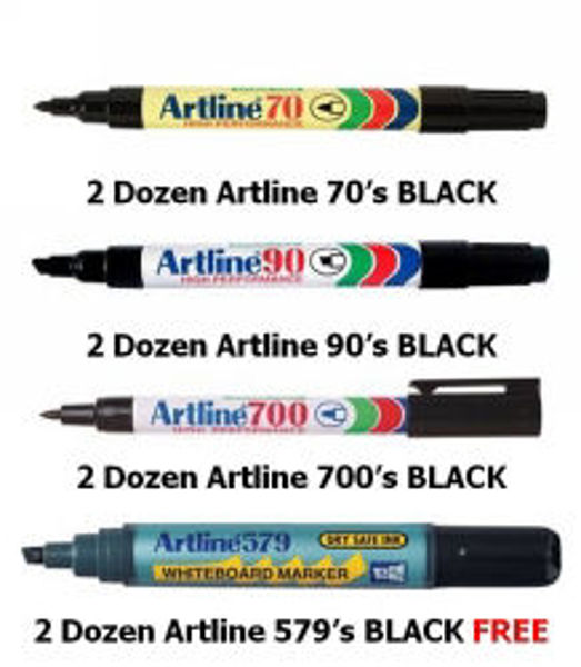 Picture of MARKER ARTLINE 70/90/700 DEAL BUY 6 DOZ