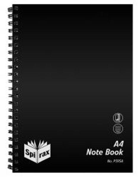 Picture of NOTE BOOK SPIRAX P595A PP A4 S/O 240PG B