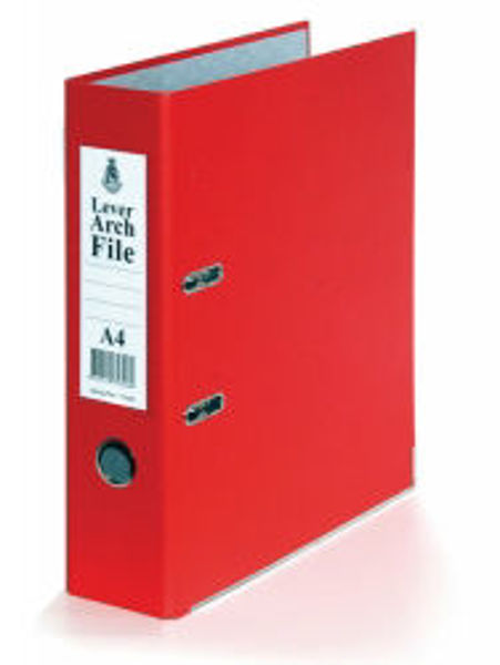 Picture of FILE LEVER ARCH A4 SOV PVC SPRING RED